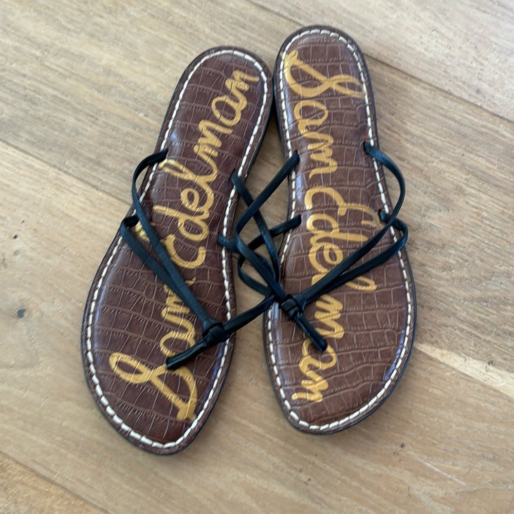 Sam Edelman strap black sandals size 8